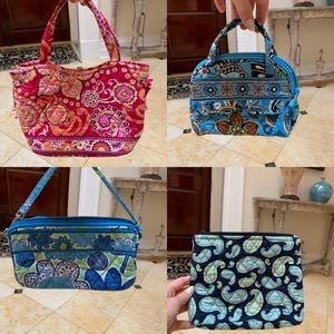 VERA BRADLEY Set of 4 bags